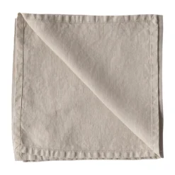 Servilleta Washed Linen, Gris cálido