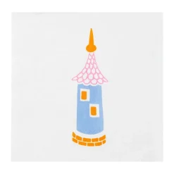 Servilletas de papel Moomin Party 33x33 cm, 20-pack, Multi