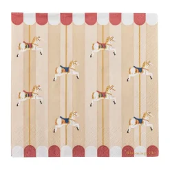 Servilletas Merry-go-round 33x33 cm, 20-pack, Natural