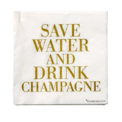 Servilletas Save Water, set de 20, 33 x 33 cm