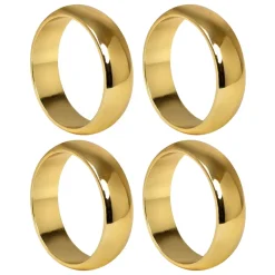 Servilletero Monaco Ø4 cm 4 unidades, Brass