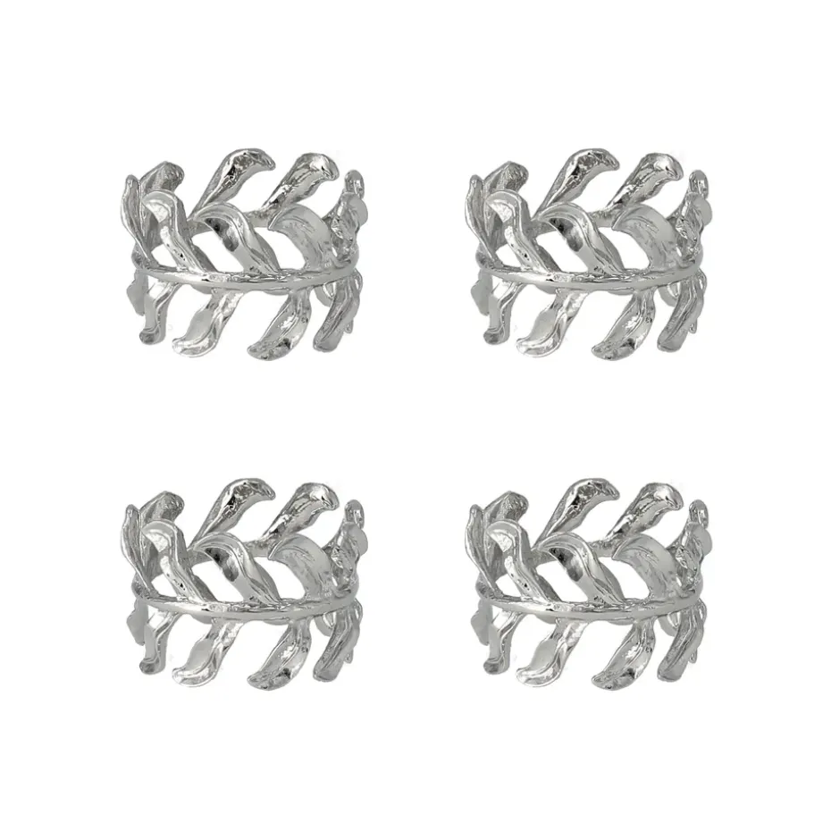 Servilletero Vine Ø4,7 cm 4-pack, Aleación de zinc