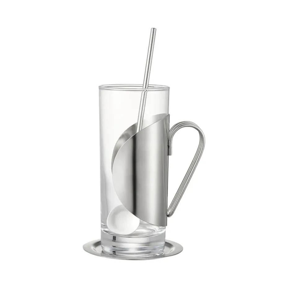 Set Darry irish coffee, vidrio-acero inoxidable