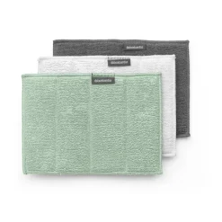 Set de 3 almohadillas de microfibra para limpiar Sinkside, Jade green