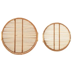 Set de 2 bandejas de bambú Bloomingville, natural