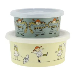 Set de 2 cajas de merienda Pippi Cirkus, Multi