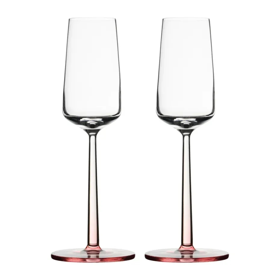 Set de 2 copas de cava Essence, Rosa, 21 cl