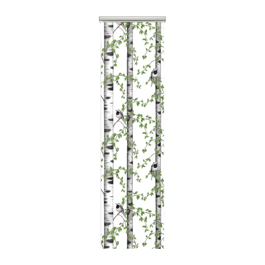 Set de 2 cortinas de panel Björkdungen, Verde