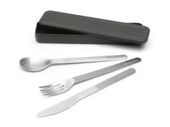 Set de 3 cubiertos Make & Take, gris oscuro