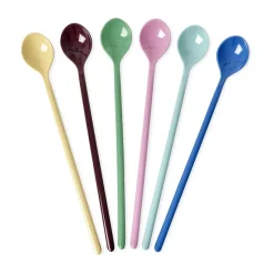 Set de 6 cucharas alargadas Rice melamina, Show youre true colors
