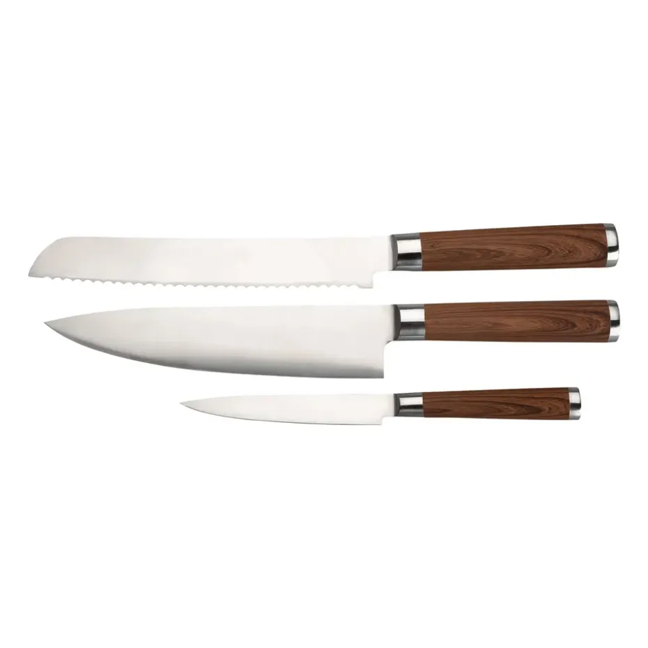 Set de 3 cuhillos Kasima, acero inoxidable