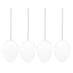 Set de 4 decoraciones de pascua Easter Deco huevo, White