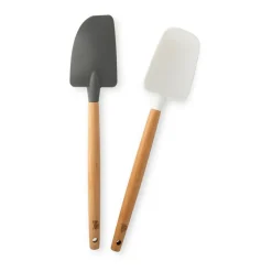 Set de 2 espátulas de goma Nordic Ware haya, negro,blanco