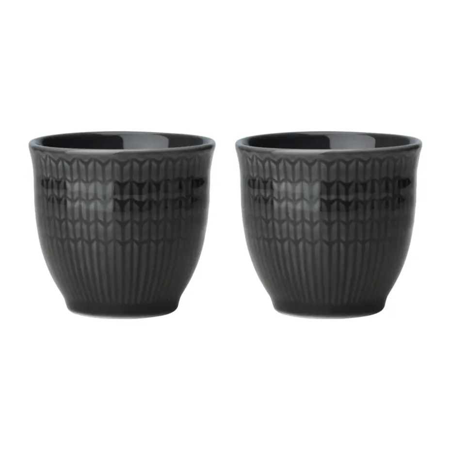 Set de 2 hueveras Swedish Grace, Piedra