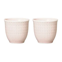 Set de 2 hueveras Swedish Grace, Rosa