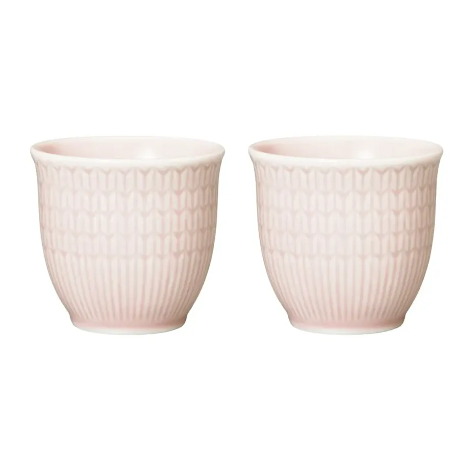 Set de 2 hueveras Swedish Grace, Rosa