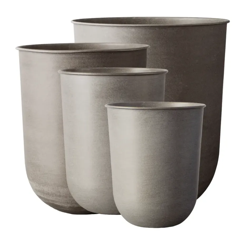 Set de 4 macetas Out, Beige