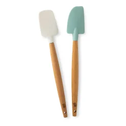 Set de 2 mini espátulas de goma Nordic Ware haya, blanco,azul