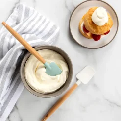 Set de 2 mini espátulas de goma Nordic Ware haya, blanco,azul