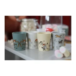 Set de 4 tazas de colección Pippi Cirkus 15 cl, Multi
