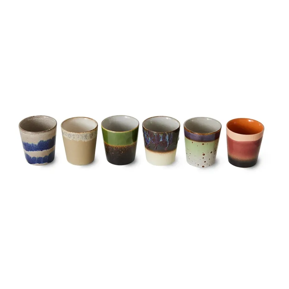 Set de 6 tazas 70's, Grounding