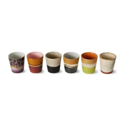 Set de 6 tazas 70's, Soil