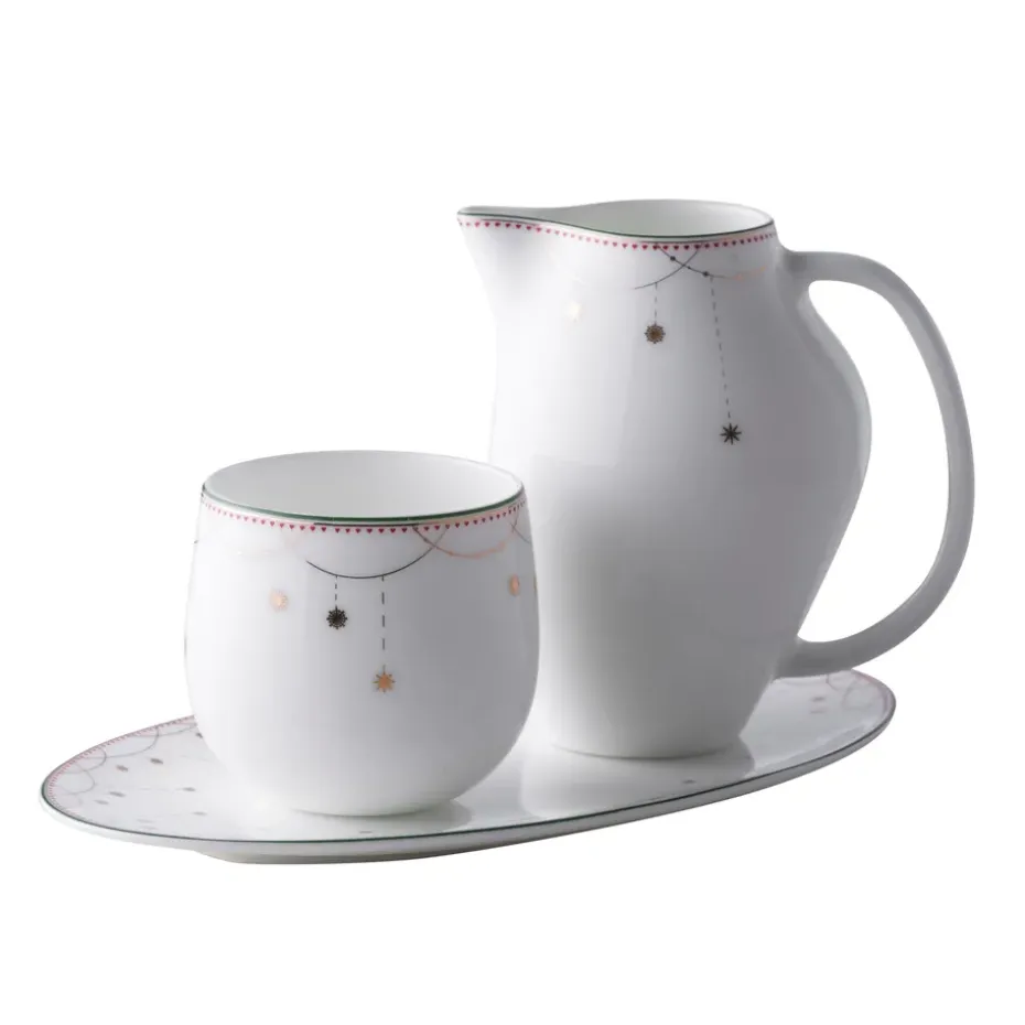 Set de azucarero y lechera Julemorgen, 1 set