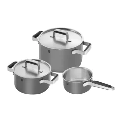 Set de cacerolas Zwilling Pure 5 piezas, Gris