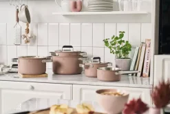 Set de cacerolas Zwilling Pure 5 piezas, Rosa