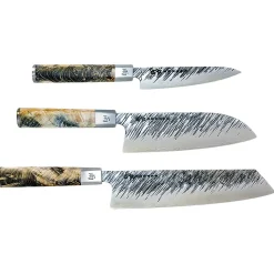Set de cuchillos de cocina Satake Ame, 3 piezas