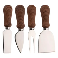 Set de cuchillos para queso Odina 4 piezas, acero inoxidable