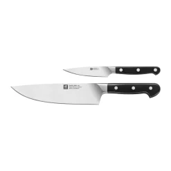 Set de cuchillos Zwilling Pro 2 piezas, Negro-acero inoxidable
