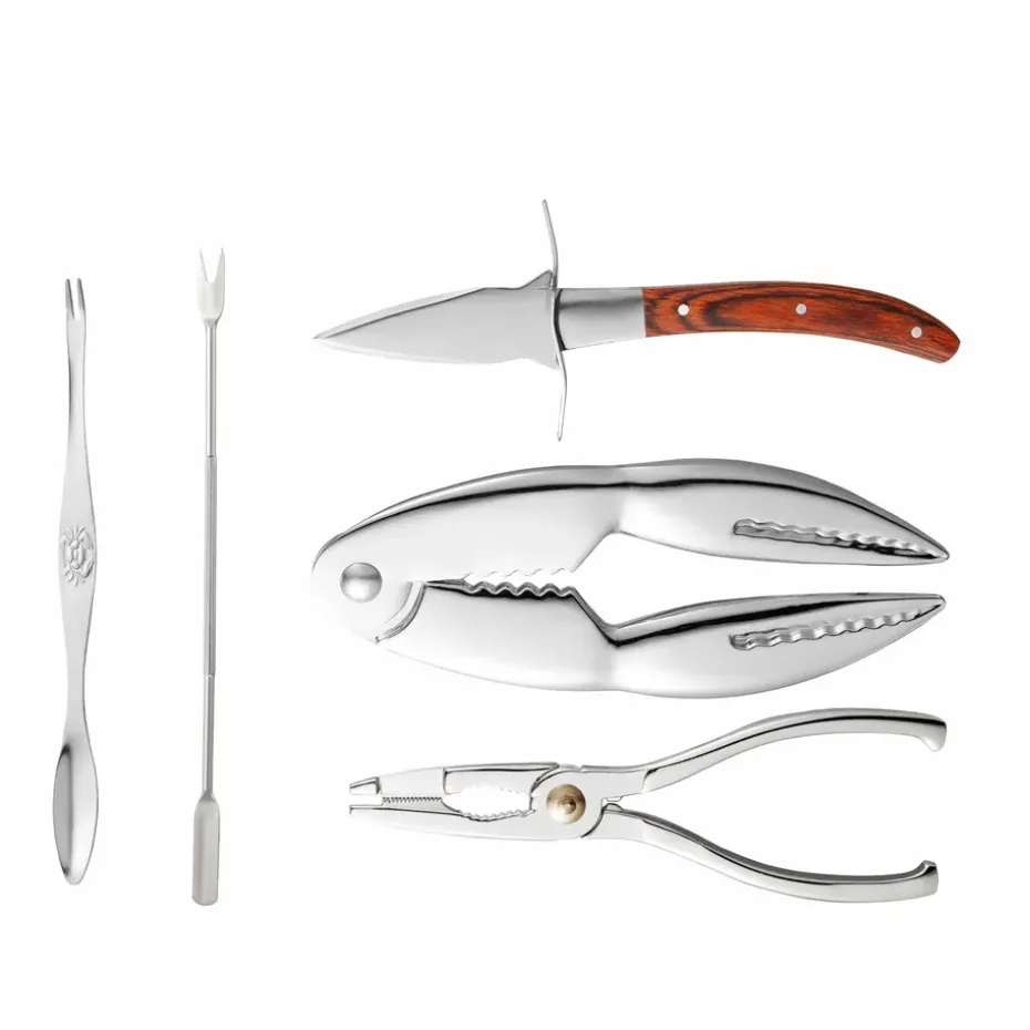 Set de marisco Skai 15 piezas, acero inoxidable