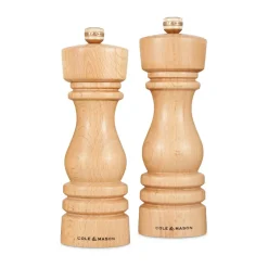 Set de molinillos de sal y pimienta London 18 cm, Natural