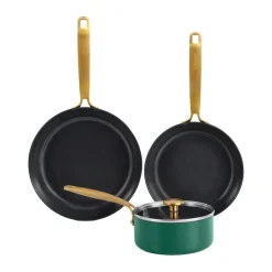 Set de olla y sartén Combekk Element, 4 piezas, Holly Green