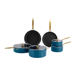 Set de ollas y sartenes Combekk Element, 10 piezas, Ocean Blue