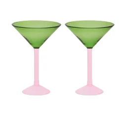 Set de regalo de copas de martini Urban Nature Culture, 2-pack, Green