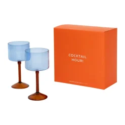 Set de regalo de copas de gin tonic Urban Nature Culture, 2-pack, Blue