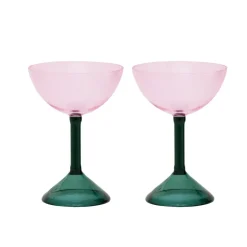 Set de regalo de copas Urban Nature Culture, 2-pack, Pink