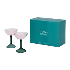 Set de regalo de copas Urban Nature Culture, 2-pack, Pink