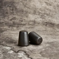 Set de salero y pimentero Raw, Titanium Black