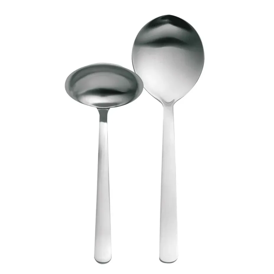 Set de servir Functional Form mate, acero inoxidable
