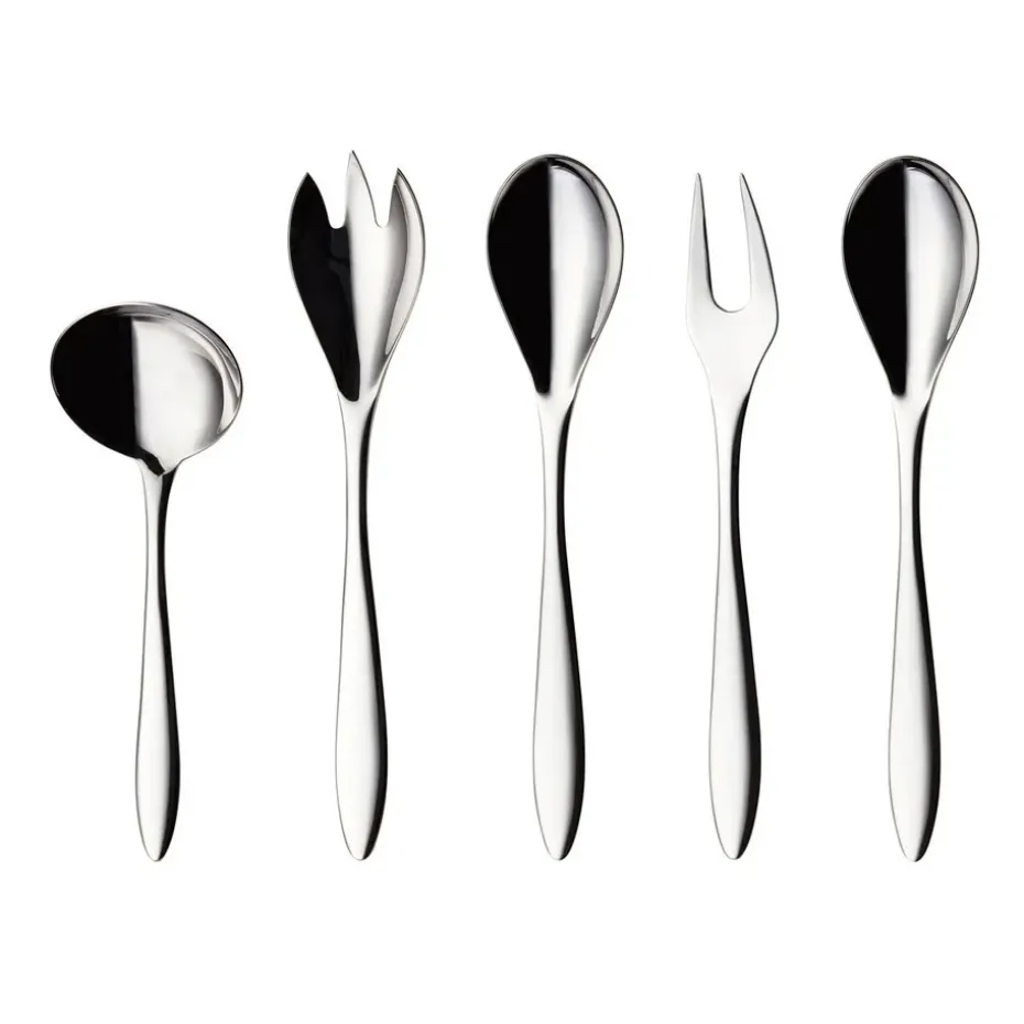 Set de servir Maria 5 cubiertos, acero inoxidable