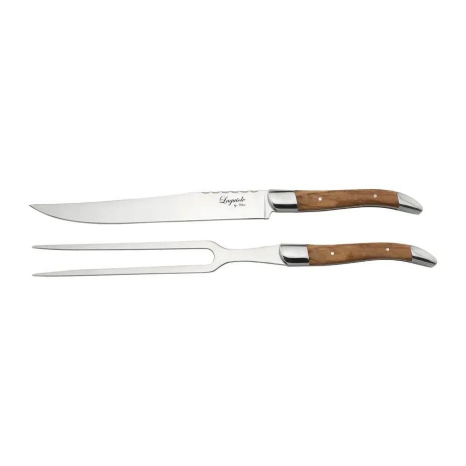Set de trinchar Laguiole By Hâws, 2 piezas, Oliva