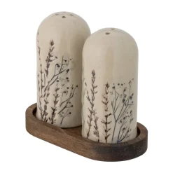 Set salero y pimentero Bea, 2 piezas, Natur