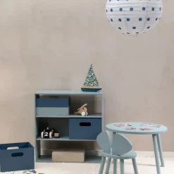 Set silla + mesa infantil Mouse, Verde oliva
