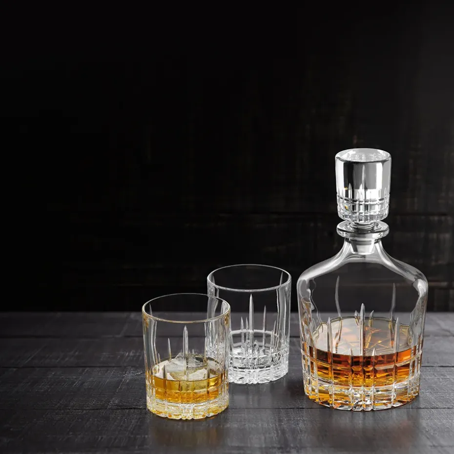 Set whiskey Perfect Serve 3 piezas, transparente
