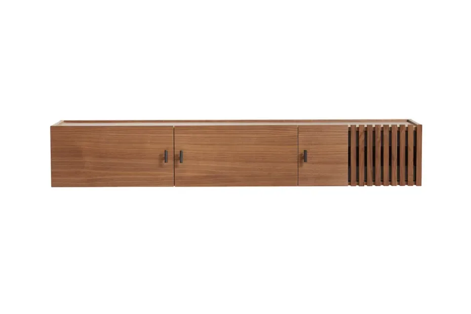 Sideboard de pared Array, 150 cm, Nogal