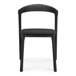 Silla Bok outdoor, Teca tintada en negro