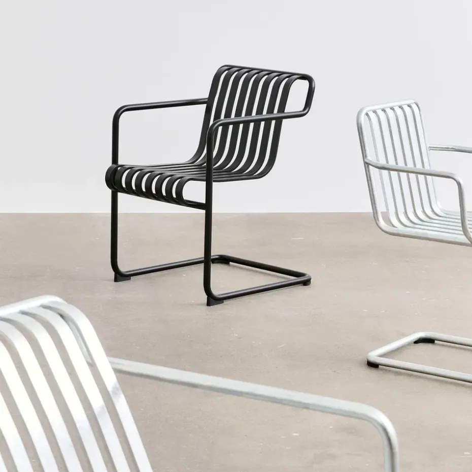 Silla con brazos Palissade Cantilever Dining , Antracita